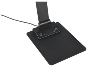 Черна настолна LED лампа с възможност за димиране (височина 72 cm) Travis - Trio