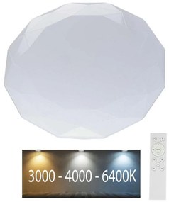 LED димируемо таванно осветително тяло LED/60W/230V 3000K/4000K/6500K + дистанционно управление