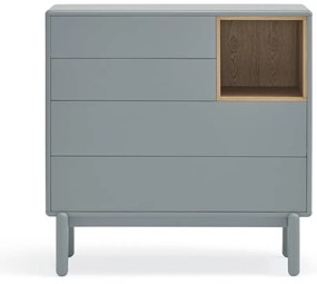 Син/сив нисък скрин 90x90 cm Corvo – Teulat