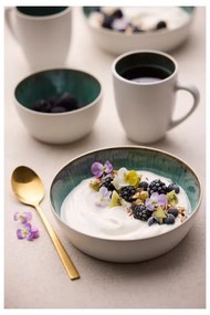 Бяла/зелена глинена купичка 850 ml Gastro White/Green – Bitz