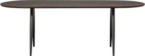 Трапезна маса с дъбова дървена плоскост 90x220 cm Tablo – WOOOD