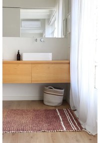 Памучен килим в тухлен цвят 80x140 cm Twin Toffee – Lorena Canals