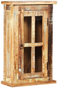 245139 vidaXL Стенен шкаф, регенерирано дърво масив, 44x21x72 см