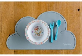 Тъмно сива силиконова подложка Cloud, 49 x 27 cm - Kindsgut