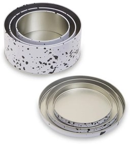 Метални кутии в комплект 3 бр. за торти Speckled – Premier Housewares