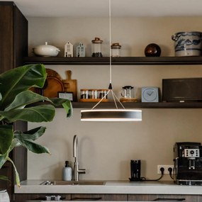 Висяща лампа черна 30 см с LED 3-степенна димираща - Lyani