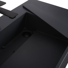 Умивалник МРАМОРЕН КОМПОЗИТ Rea  Archi 90 CM Grey MATT