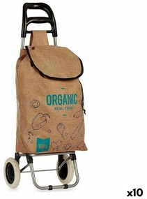 Кошница за Пазаруване Organic Кафяв 3,3 L 36 x 95 x 35 cm (10 броя)