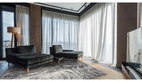 Сив вълнен килим 133x190 cm Ros - Agnella