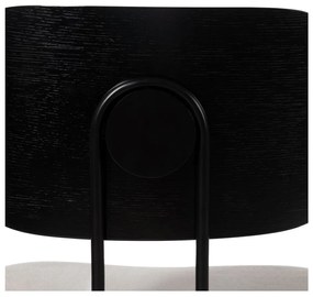 Бели и черни трапезни столове в комплект от 4 броя Cleo - Ixia