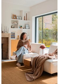 Кафяво одеяло от микроплюш 150x200 cm Tomo – Tiseco Home Studio