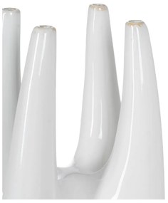 Бяла керамична висока ваза (височина 56 cm) Blanca – Ixia