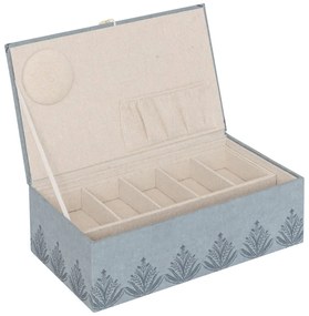 Кутия за съхранение atmosphera Wild Romance, 30х18.5х10 cm, MDF, Син