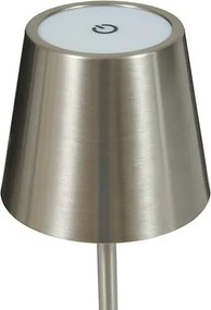 Настолна лампа atmosphera Cody, Сребрист, 36 cm