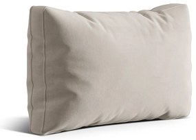 Бежова кадифена възглавница за диван Kemi – Cosmopolitan Design