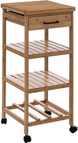 Кухненска количка 5five Linha, Малка, Бамбук