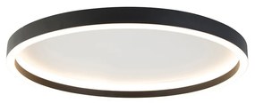 Дизайнерски таванна лампа черна с LED - Daniela