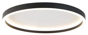 Дизайнерски таванна лампа черна с LED - Daniela