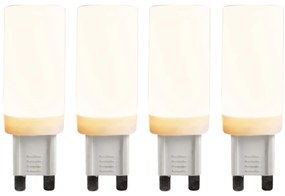Комплект от 4 G9 3-степенни димируеми LED крушки 4.5W 500 lm 2700K