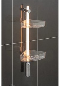 Прозрачен самоносещ рафт за баня - Wenko