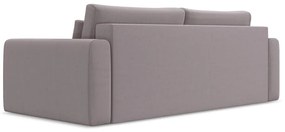 Кадифен разтегателен диван с място за съхранение в цвят лавандула 238 cm Kapua – Makamii