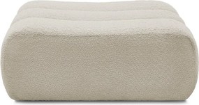 Бежова табуретка от прежда с примки от букле Azra – Bobochic Paris