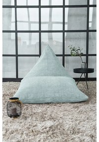 Пуф от рипсено кадифе в цвят мента Razz – SLOWDOWN