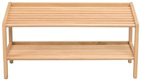 Стойка за обувки от масивен дъб естествена Hillmond – Rowico