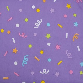 Единично памучно детско спално бельо 140x200 cm Gabby's Dollhouse "Confetti" – Jerry Fabrics