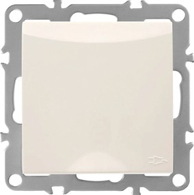 Единичен контакт със заземяване и капаче OSTE JNH005-G Beige
