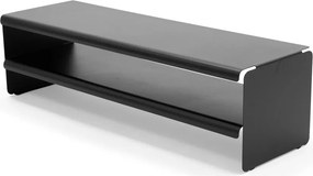 Черна стоманена стойка за обувки 101,5x28x31 cm Linea – Spinder Design