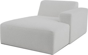 Бял модулен диван от букле (десен ъгъл) Roxy – Scandic