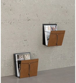 Стойка за списания от метал и еко кожа Bull M – LIND DNA