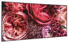 Klarstein Wonderwall Air Art Smart, инфрачервен отоплител, цвете, 120 х 60 см, 700 W