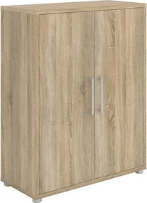 Модулна библиотека от дъбов декор в естествен цвят 89x113 cm Prima – Tvilum