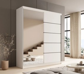 Плъзгащ се гардероб Shelvia 180-Leuko-Мауро