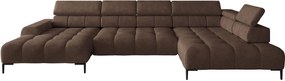 Ъглов диван Pallase plus-Right-Brown