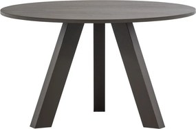 Кръгла трапезна маса от масивен дъб ø 129 cm Rhonda – WOOOD