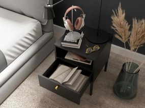 Помощна масичка Lazzy-Black