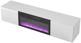 TV шкаф с вградена камина  LIVO RTV-180W K