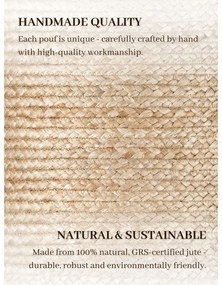 Табуретка в естествен цвят Jutta Gold – Hanse Home