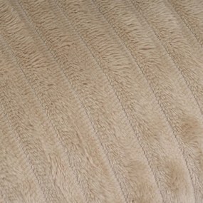 Кафяво одеяло от микроплюш 130x160 cm Fur Velvet – Casa Selección