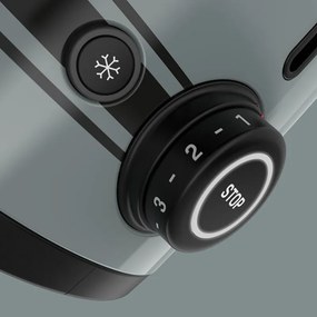 Тостер за хляб SMEG 50's Style Porsche TSF01PSGEU, 950W, 2 филии, 6 нива, Тавичка за трохи, Вграден кабел, Неръждаема стомана, Зелен