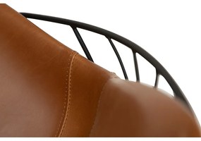 Стол за хранене от кафява изкуствена кожа Sway - DAN-FORM Denmark