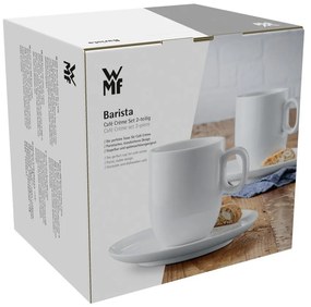 Бели порцеланови чаши за еспресо в комплект от 2 броя 170 ml Barista - WMF