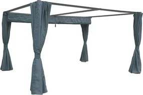 Беседка Hesperide Palmeira, Алуминий, Цвят Шисти, 3x4 m