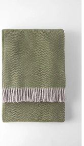 Зелено одеяло със съдържание на памук , 140 x 180 cm Skyline - Euromant