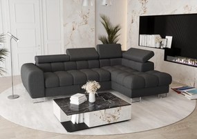 Ъглов диван Lordy mini-Сив-вдясно