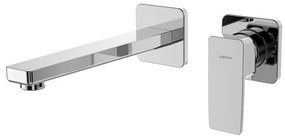 Sapho - Вграден смесител за умивалник TURSI, лъскав хром