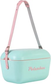 Хладилна чанта Polarbox Pop, 20 литра, AIRPOP полистирол, 5-15C до 24 часа, Син/Розов